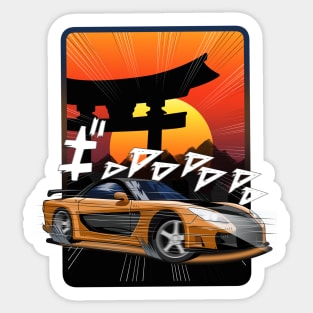 RX-7 VeilSlide Sticker